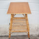 Bamboo table with wheels, bamboo service with wheels, servant, interior decoration
