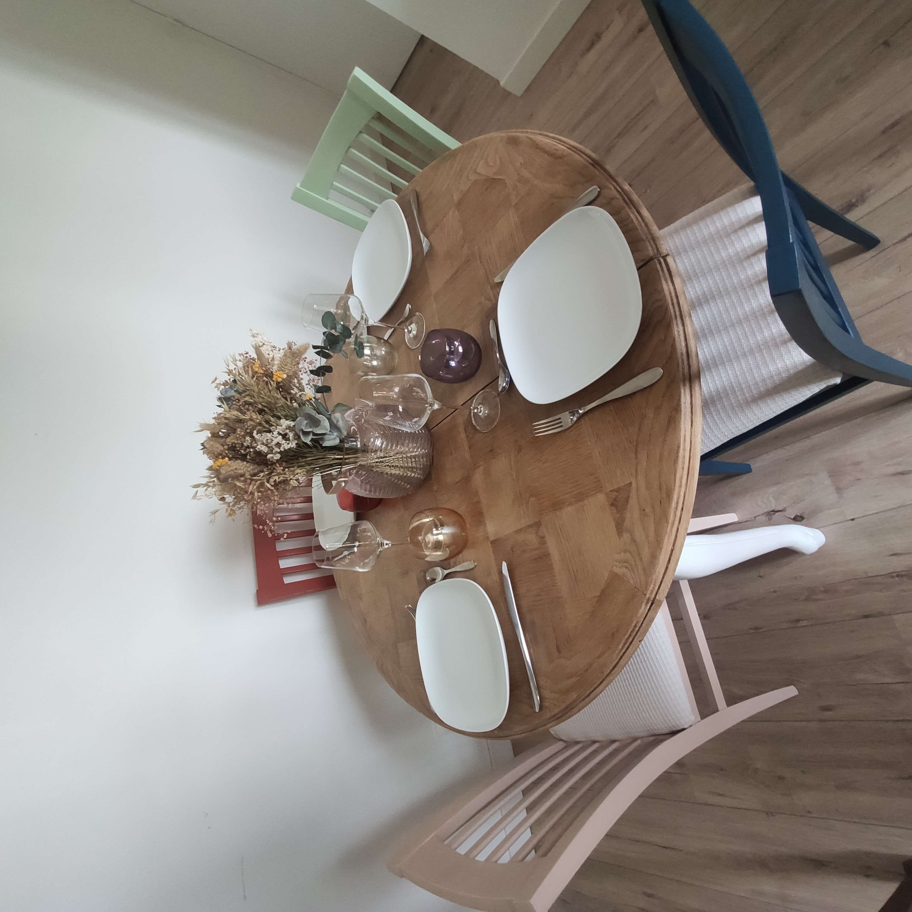 Table dining room Louis XV redesigned