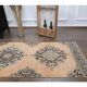 Vintage Turkish Oushak Handmade Wool Runner 82x285