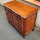 Varnished wooden chest of drawers with 3 drawers