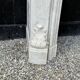 Remarkable Louis XV Style Fireplace, In Carrara Marble Circa 1880