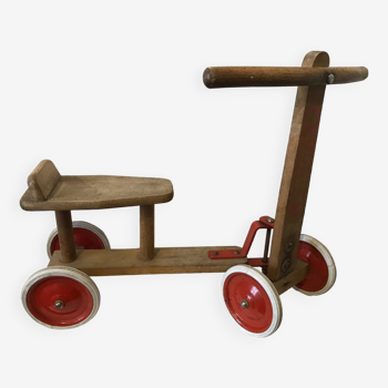 Wooden tricycle from the 60's