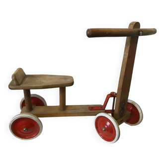 Wooden tricycle from the 60's