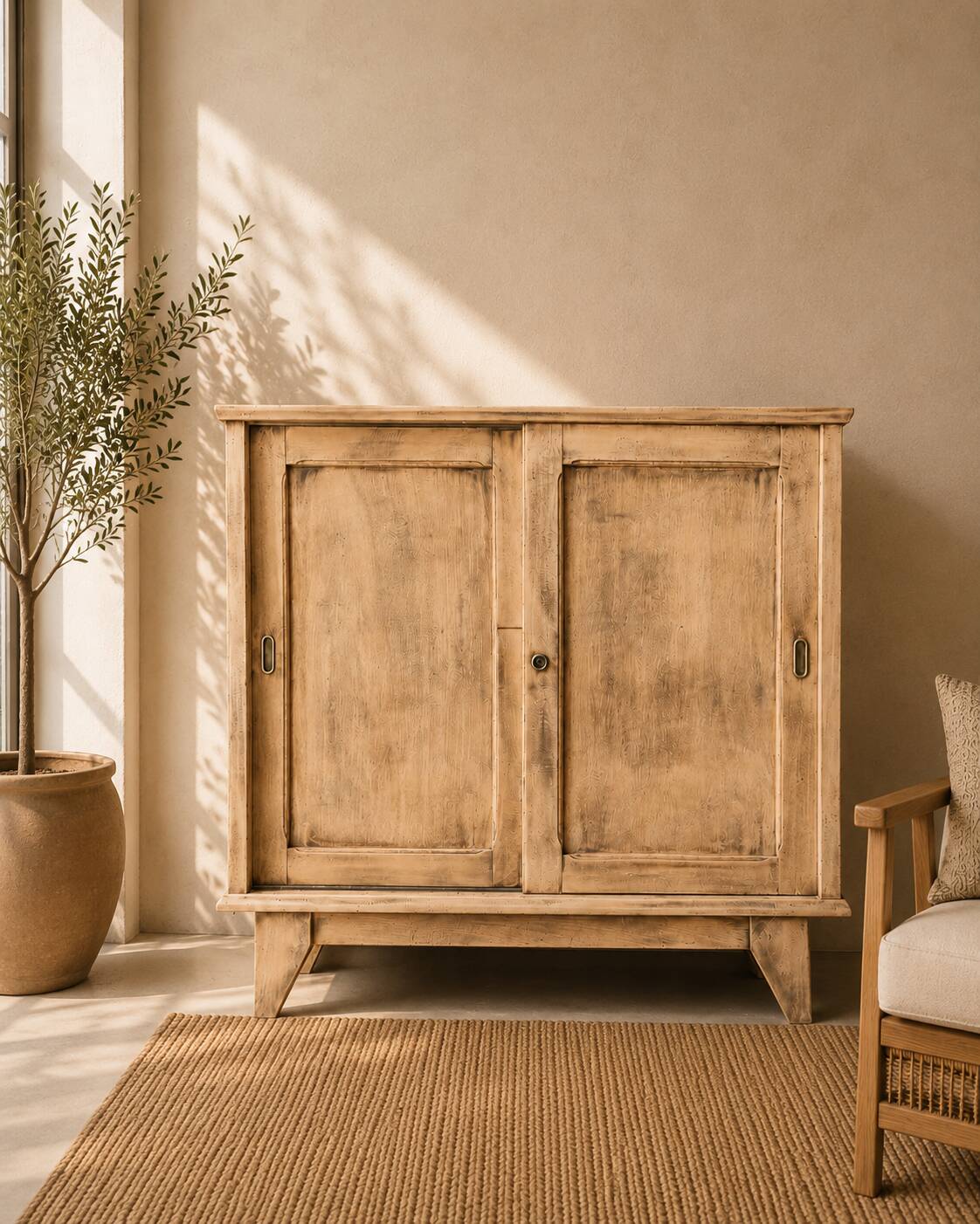 Buffet ancien rénové / style scandinave