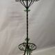Polychrome Wrought Iron Coat Rack and Umbrella Stand