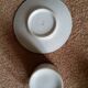 Porcelain coffee service, set of 4 cups and 4 saucers