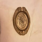 Art deco metal ashtray, cicada provence