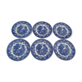 Set de 6 assiettes à dessert Anglaises Ironstone