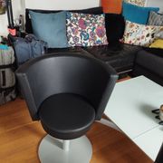 Silvera black armchair