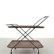 Teak and string cart by Jie Gantofta for Paul Nagel
