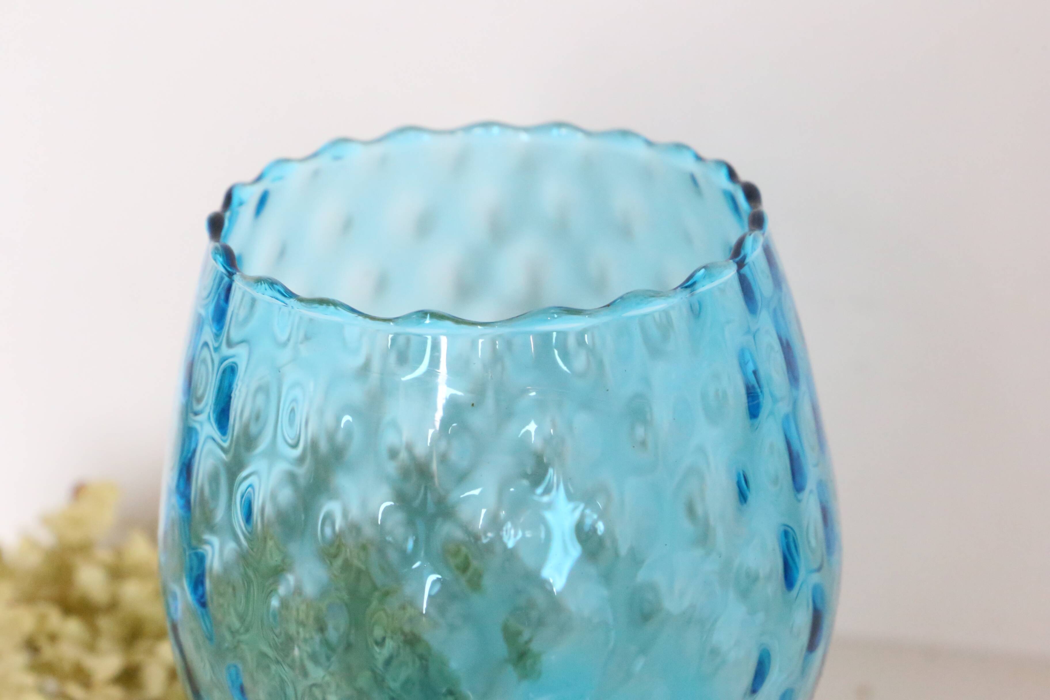 Empoli glass vase, vintage