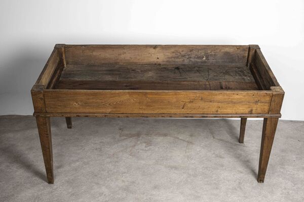 Ancienne table de ferme en bois