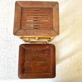 Vintage bamboo plant holders