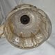 Vintage glass pendant lamp from 1970