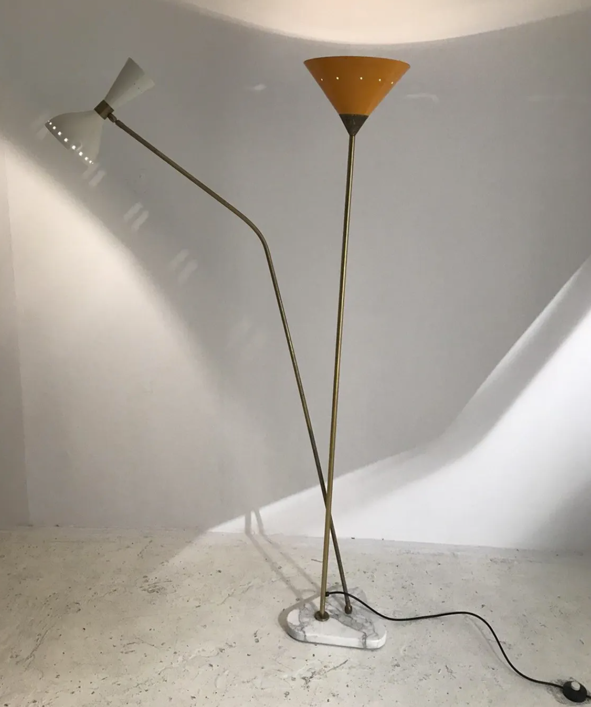 Italian lamppost in the style of the 50s