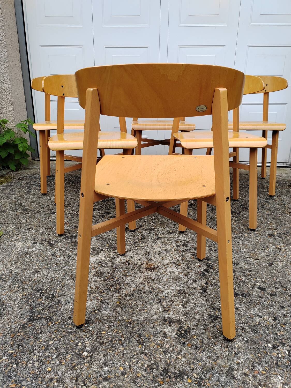 6 vintage Baumann chairs from the 80s