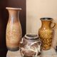 Lot de 3 vases  style organique