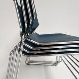 Chaise empilable Matrix Krueger par Thomas Tolleson, années 1970