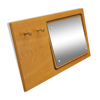 Hanger with mirror, Danish design, 1980s, production: Denmark