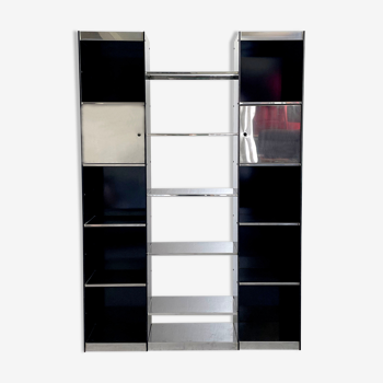Italian modern library bookcase  for cidue, italy, 1970