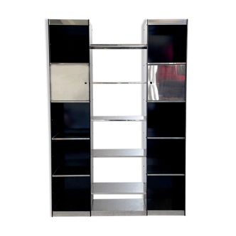 Italian modern library bookcase  for cidue, italy, 1970