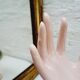 Powder pink hand ring size