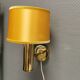 Stylish wall lamp in brass from MS lightning Denmark 1970-80s