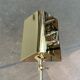 Vintage Hollywood Regency floor lamp in German brass by Florian Schulz.