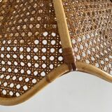 Rattan lampshade and canning to hang