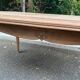 Louis XV extendable dining table, 20th century, renovated in solid oak, 245cm