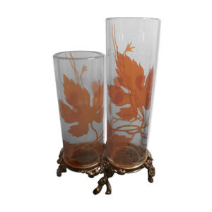 vases Baccarat sur monture