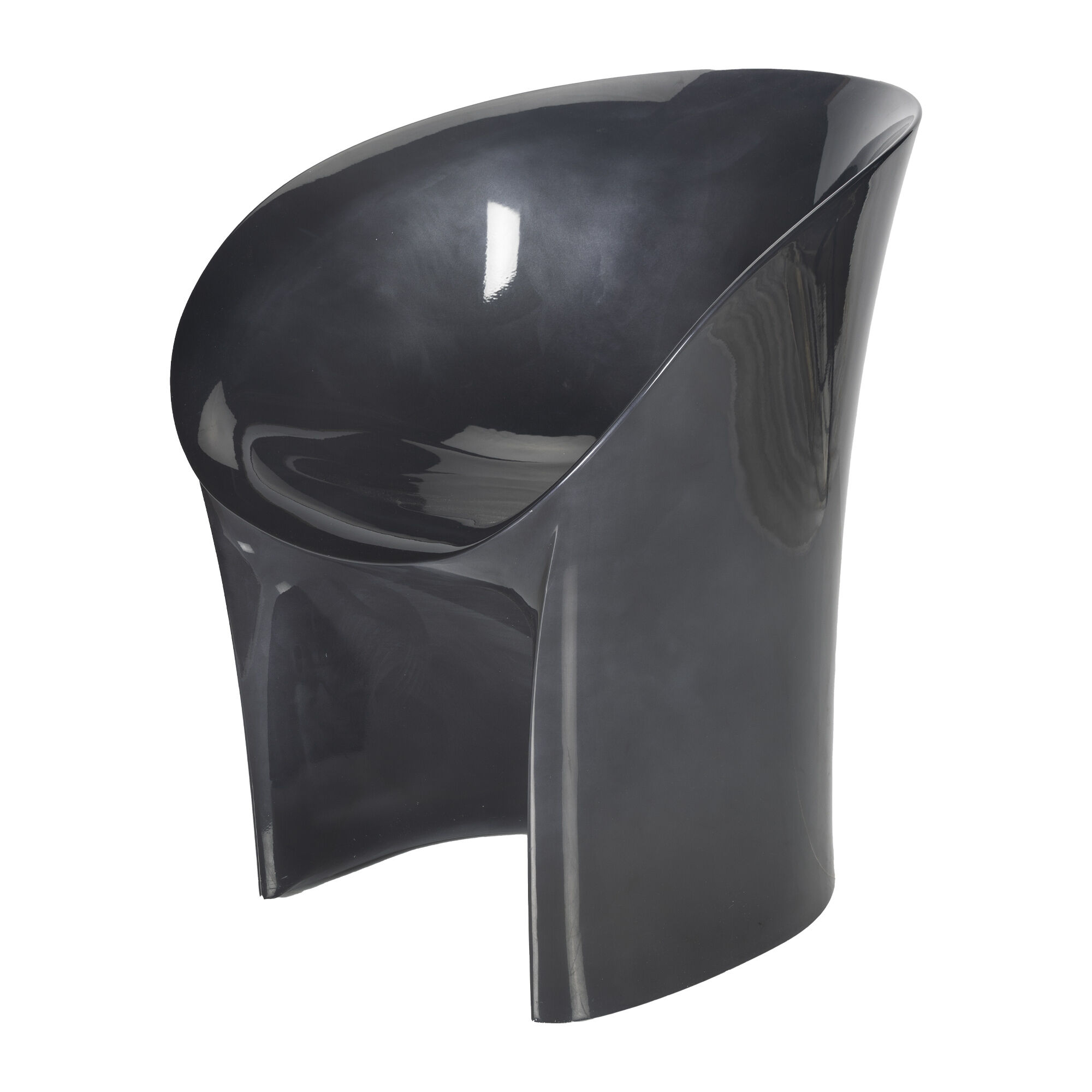 "Black Iron" Metallic Moon Armchair by Tokujin Yoshika for Moroso  62cm x 62cm x 74cm
