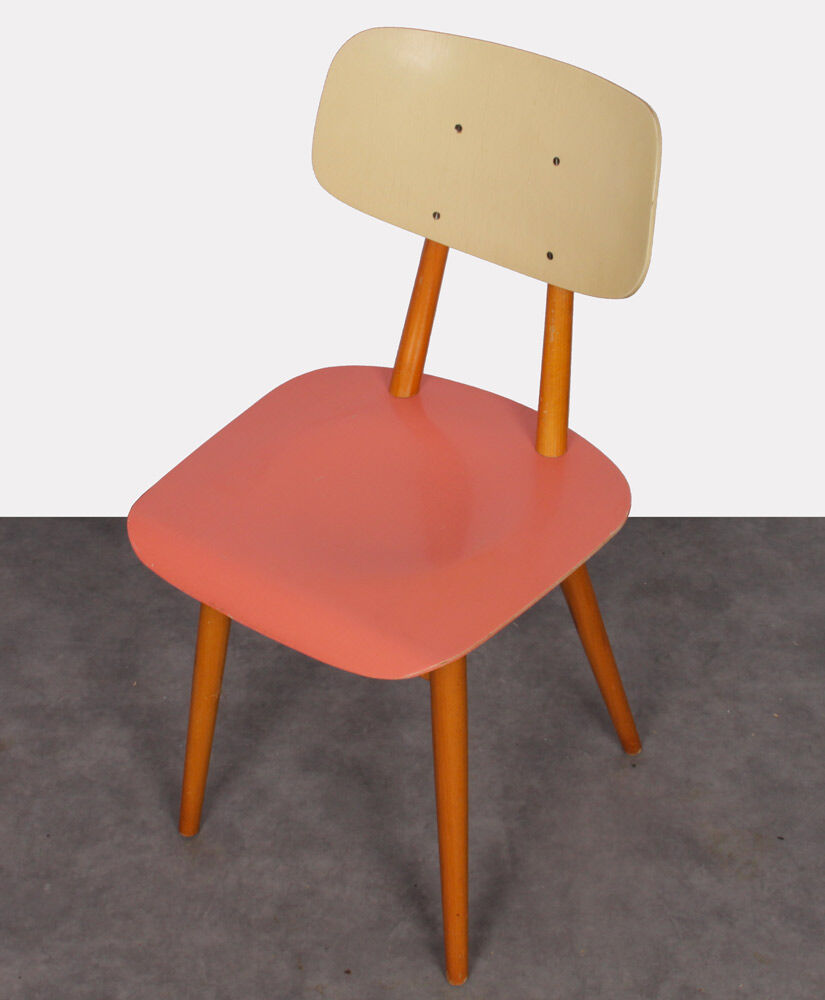 Chaise d'appoint éditée par le fabricant tchèque Ton, 1960