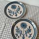 Two Longchamp dessert plates