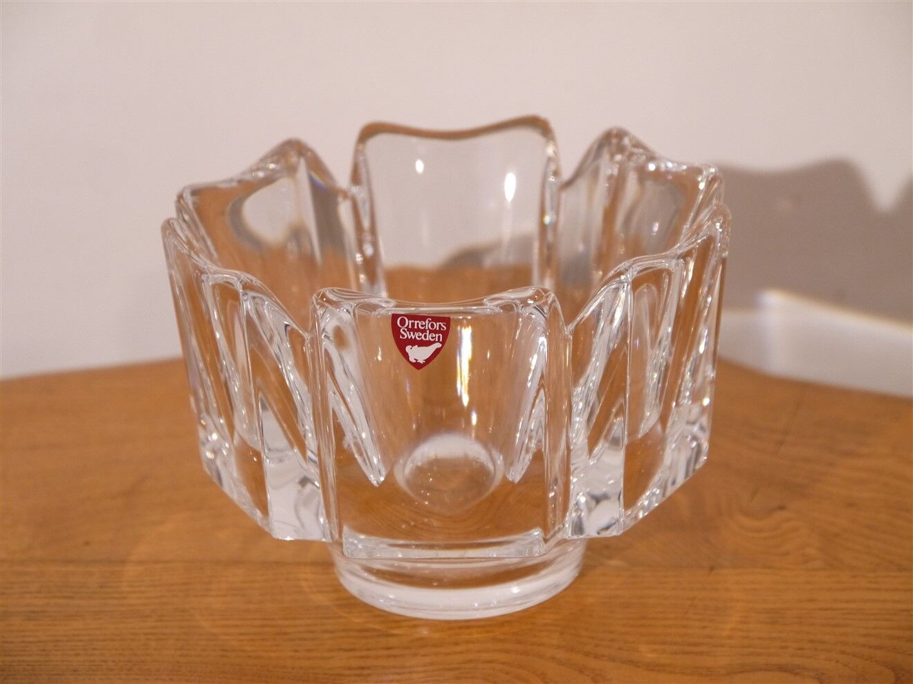 Vide poche en verre de Orrefors 1960