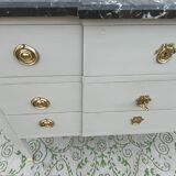 Gray chest of drawers