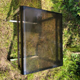 Design side table in plexiglas