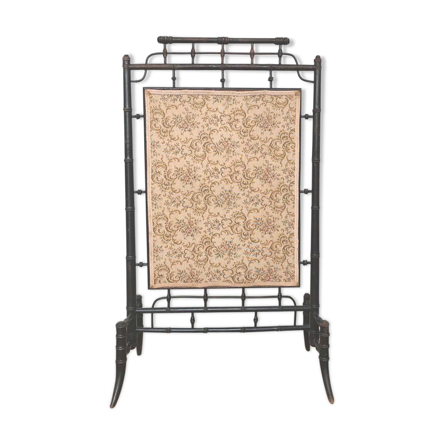 Napoleon III bamboo fireplace screen