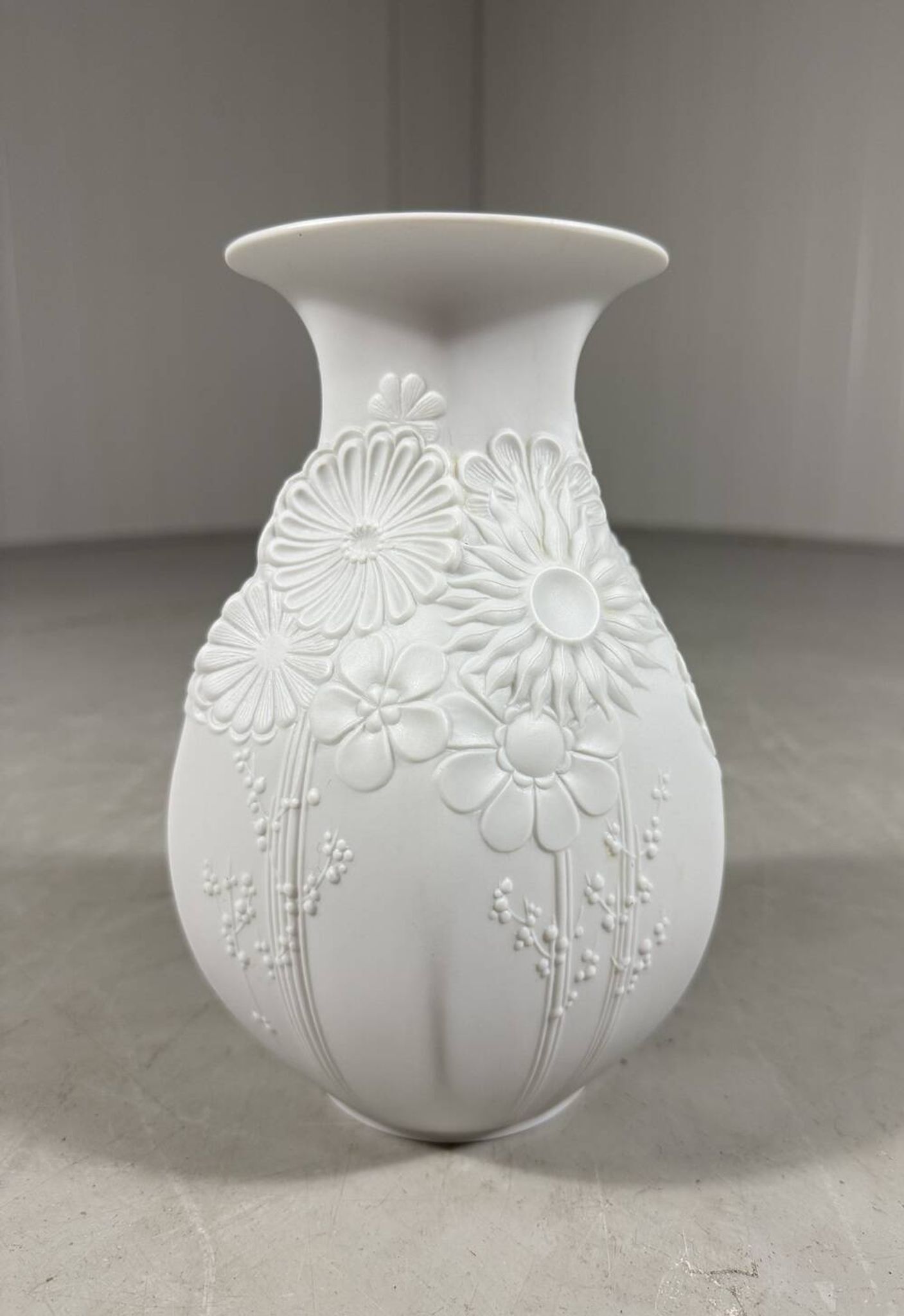 AK Kaiser white bisque porcelain vase 1960’s