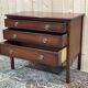 1950s English chest of drawers in mahogany