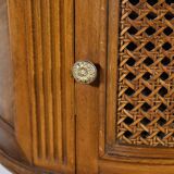 Small Beech Drum Table, Louis XVI style – 1920