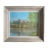HSP painting 1979: “Around Brandon” Saône-et-Loire by Claude Pallot (20th century)