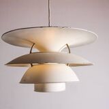 Danish brushed metal pendant light, model PH 6 ½ -6V by Poul Henningsen.