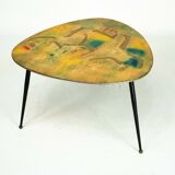 Italian Mid-Century Modern Tripod Coffee Table, 1950s