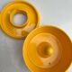 EREF yellow vintage ashtray