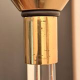 Relux floor lamp in brass and plexiglass