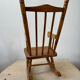 Grande chaise à bascule en bois jouet enfant vintage