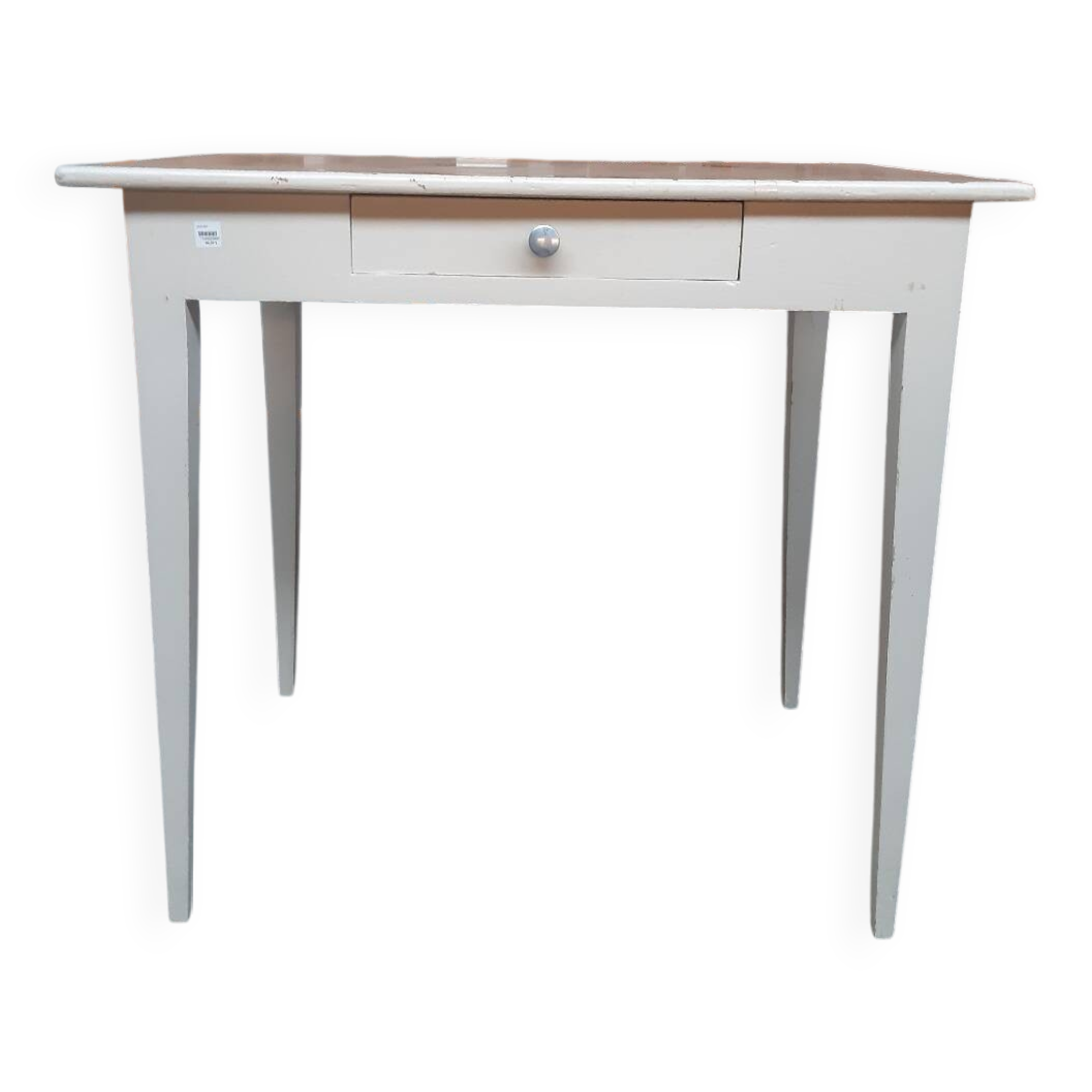 small white table