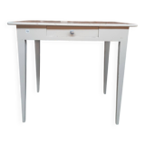 small white table