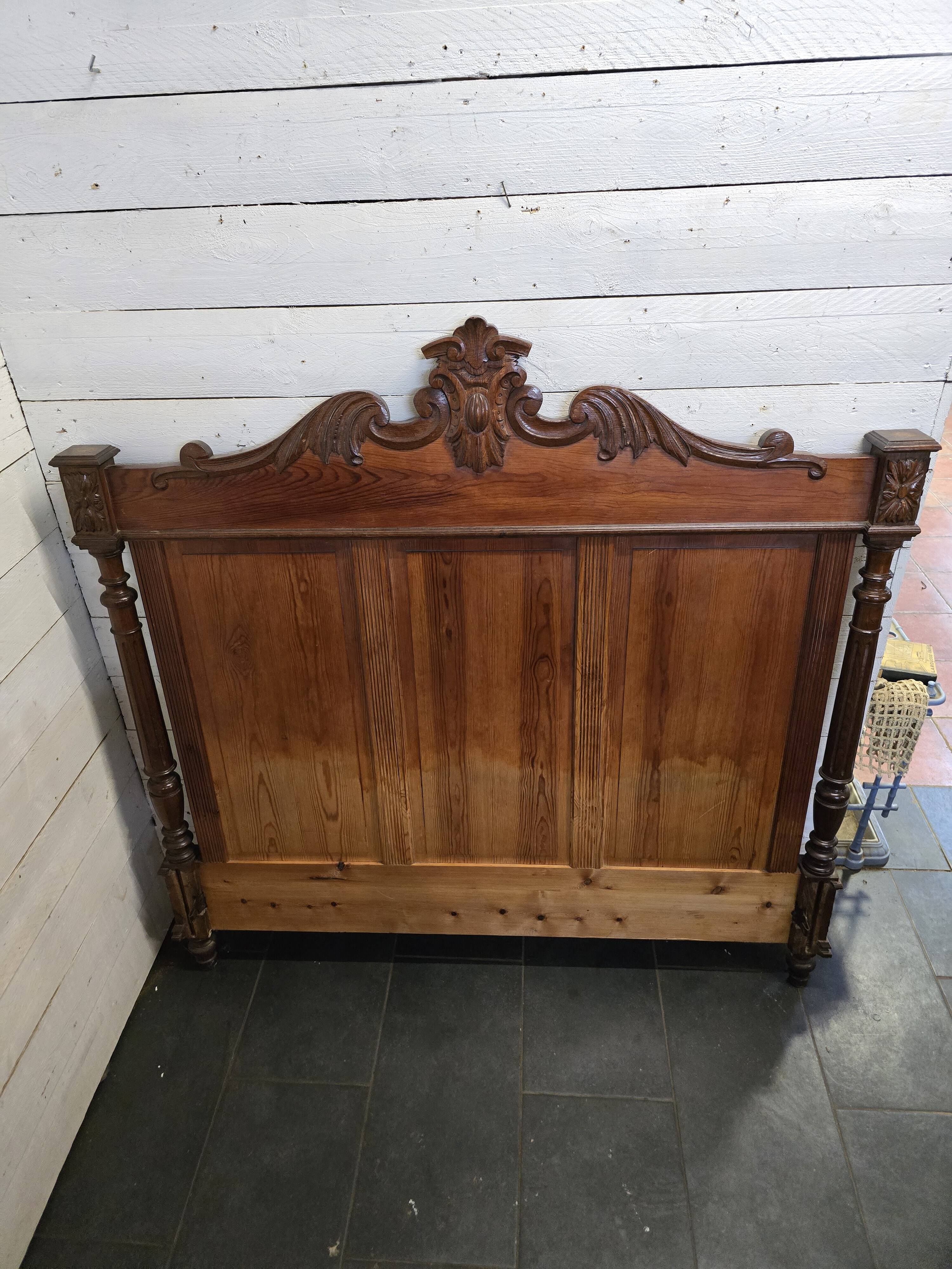 Antique headboard